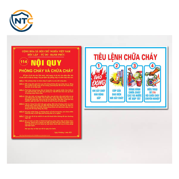 Bảng Nội Quy Pccc, Tiêu Lệnh Pccc