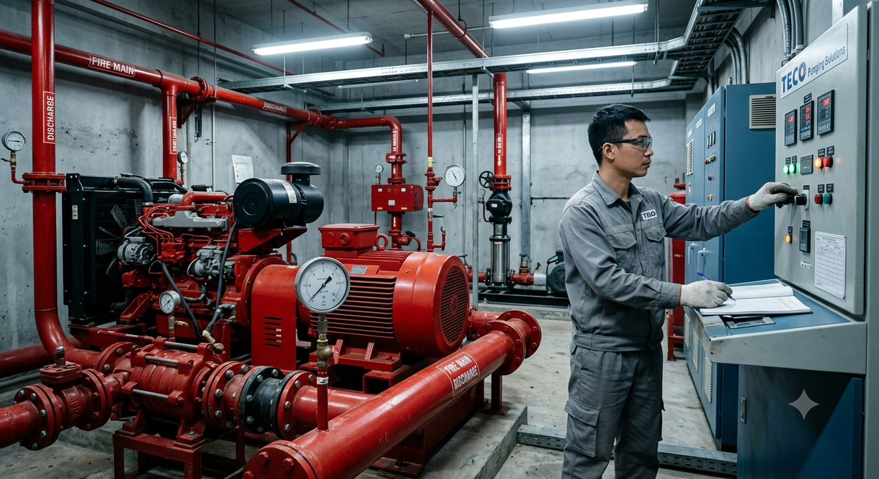 Máy bơm chữa cháy không khởi động