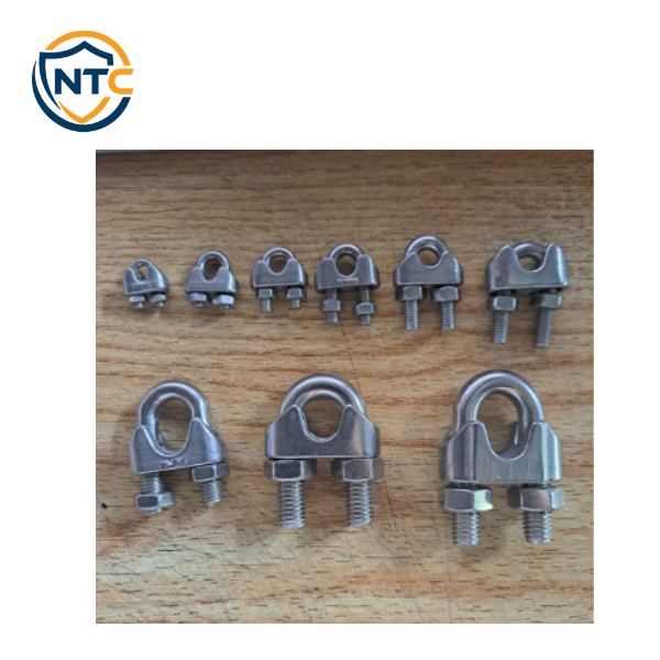 Cóc Kẹp Cáp Inox Mini