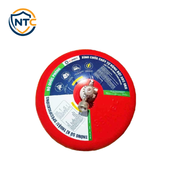 Bình Chữa Cháy Cầu Tự Động Bột ABC 6kg (Bộ quốc phòng)