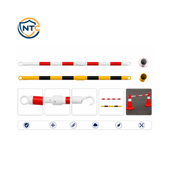 Thanh Nối Cọc Tiêu Rút (Trắng Đỏ - Vàng Đen)
