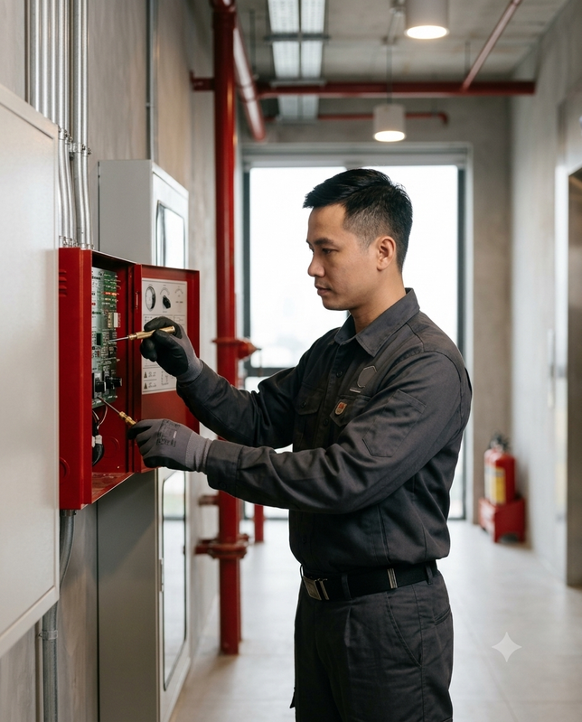 Kỹ sư kỹ thuật PCCC của NTC