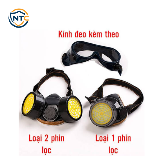 Mặt Nạ Phòng Độc 1,2 Phin