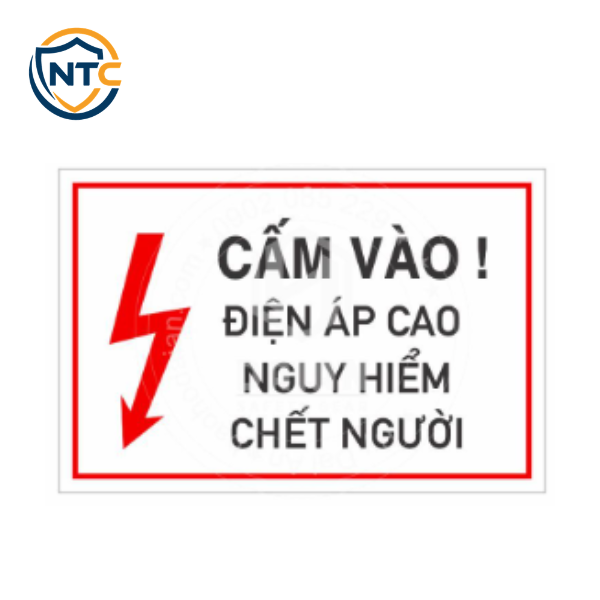 Biển Cấm Vào - Điện Áp Cao