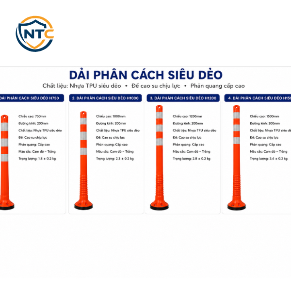 Dải Phân Cách Siêu Dẻo